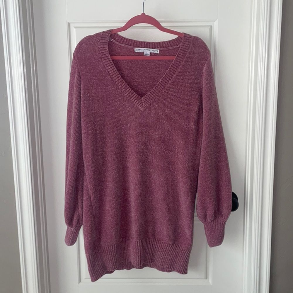 HYFVE Rose Pink Sweater Dress